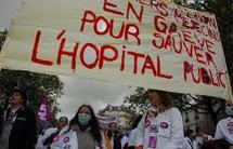 Manifestation du collectif "Notre santé en danger" à Paris