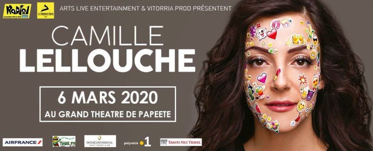 Camille Lellouche à Tahiti le 6 mars