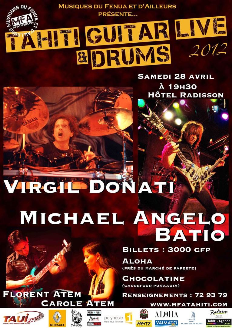 Tahiti Guitar & Drums live 2012