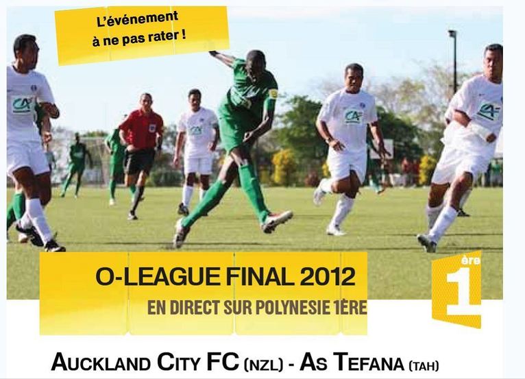 Football: Auckland City FC (NZL) - As Tefana (TAH) en direct sur Polynésie 1ère