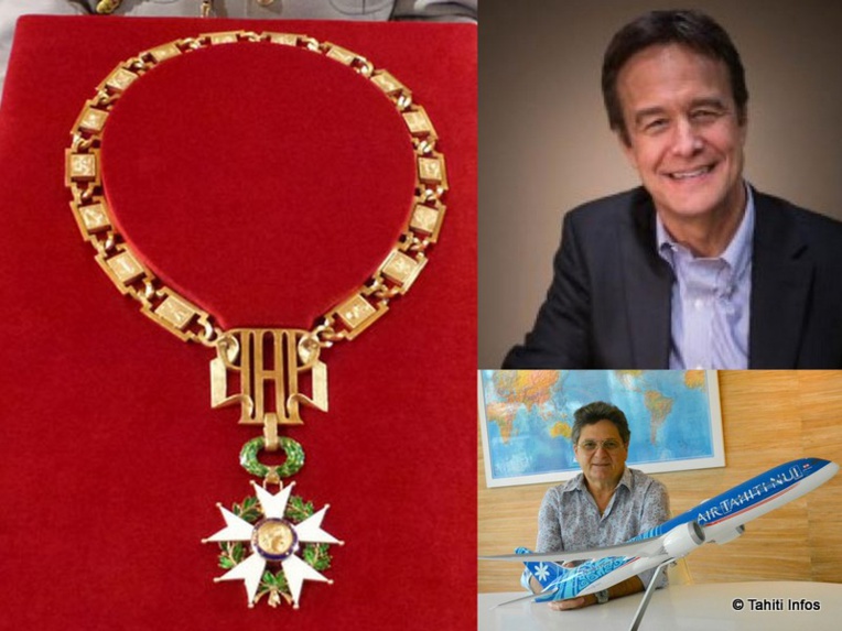 Michel Monvoisin et Richard Bailey décorés chevaliers de la Légion d'honneur Michel Monvoisin et Richard Bailey décorés chevaliers de la Légion d'honneur