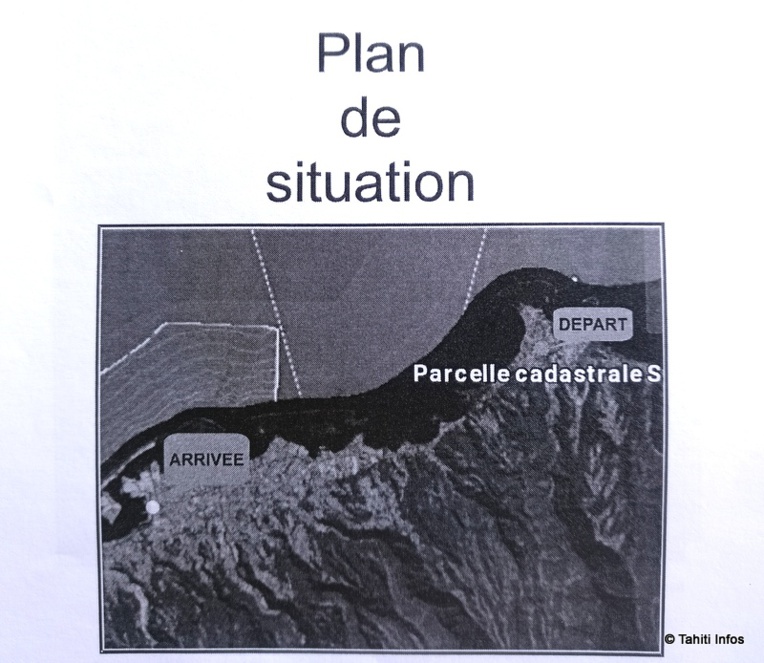La course-poursuite a duré 13 kilomètres, comme le montre cette pièce versée au dossier.