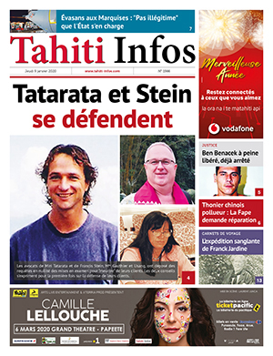 TAHITI INFOS N°1566 du 09 janvier 2020 TAHITI INFOS N°1566 du 09 janvier 2020