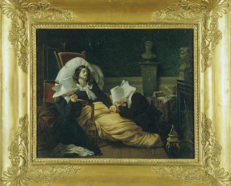 Pierre-Antoine-Augustin Vafflard, La Mort de Molière (1806) Pierre-Antoine-Augustin Vafflard, La Mort de Molière (1806)