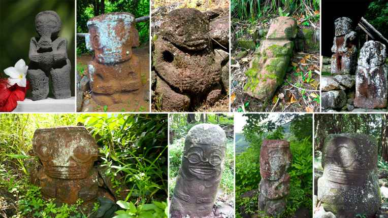 Les plus beaux anciens tiki des Marquises Les plus beaux anciens tiki des Marquises