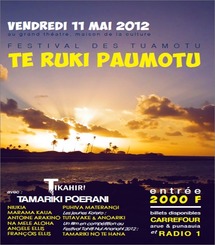 Soirée "Te Ruki Paumotu"de ce vendredi 11 mai est reporté