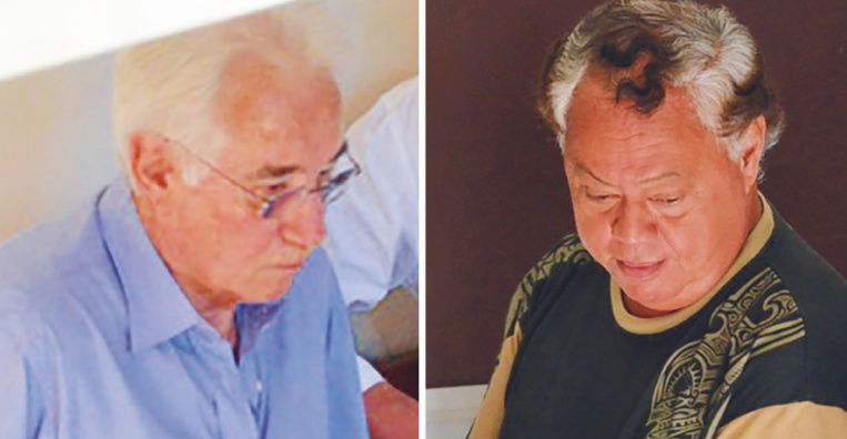 Bill Ravel et CyrilLe Gayic lors de leur mise en examen en 2012. Bill Ravel et CyrilLe Gayic lors de leur mise en examen en 2012.