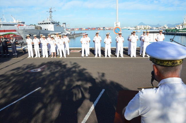 Le patrouilleur La Tapageuse quitte définitivement la Polynésie