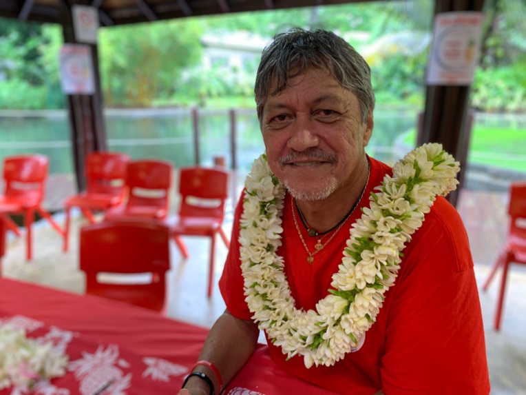 John Toromona avec Vaiata Friedman à Moorea-Maiao