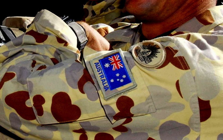 Soldat australien en Afghanistan (Source photo : ministère australien de la défense)