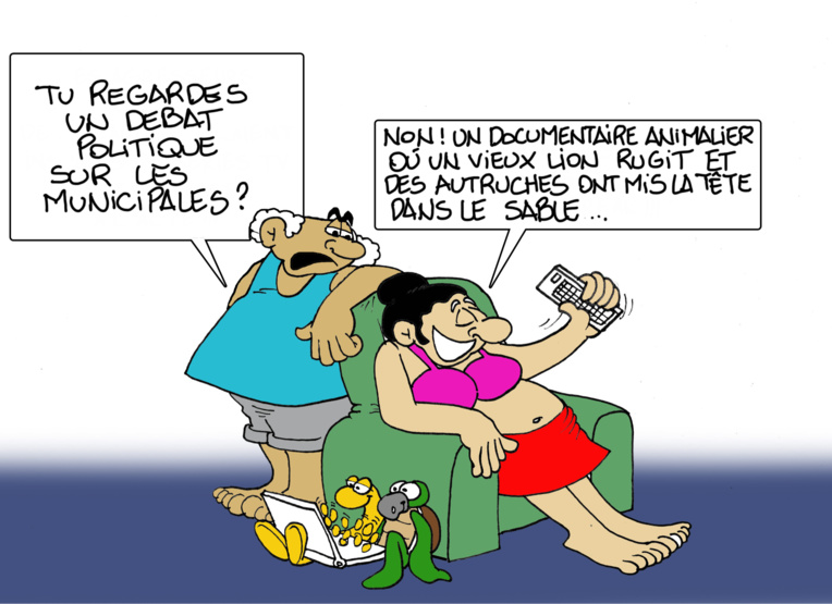 "Vieux lion et autruches", par Munoz