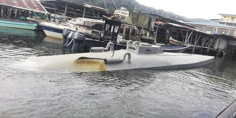 Panama : cinq tonnes de cocaïne à bord d'un semi-submersible