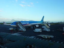 Aéroport Tahiti-Faa'a: Incident à la descente d'un avion