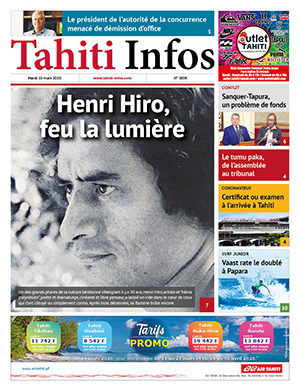 Cliquez sur la Une pour lire le journal