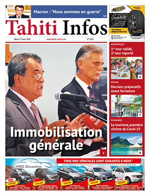 Cliquez sur la Une pour lire le journal