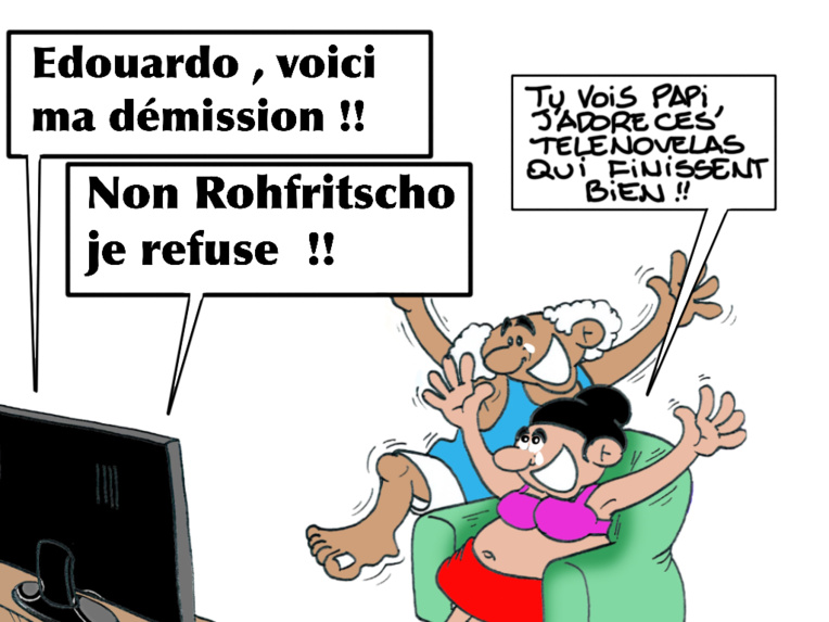 "Le feuilleton", par Munoz "Le feuilleton", par Munoz