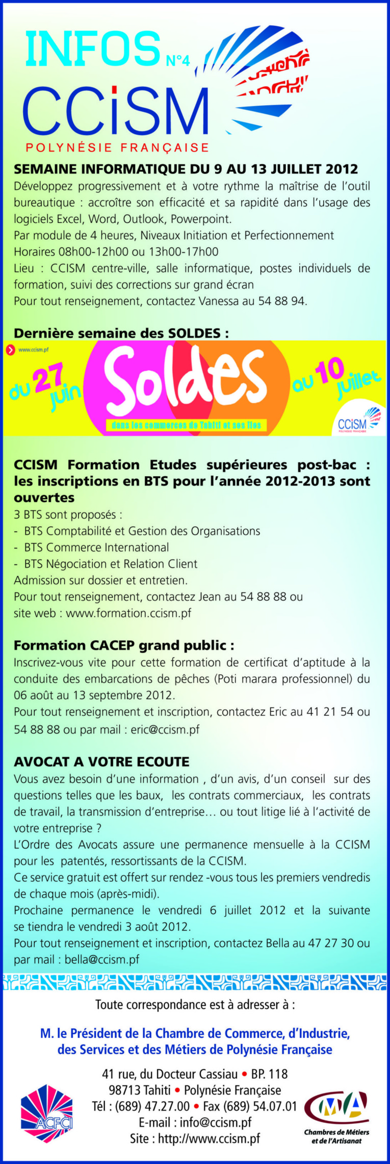 Infos CCISM N°4