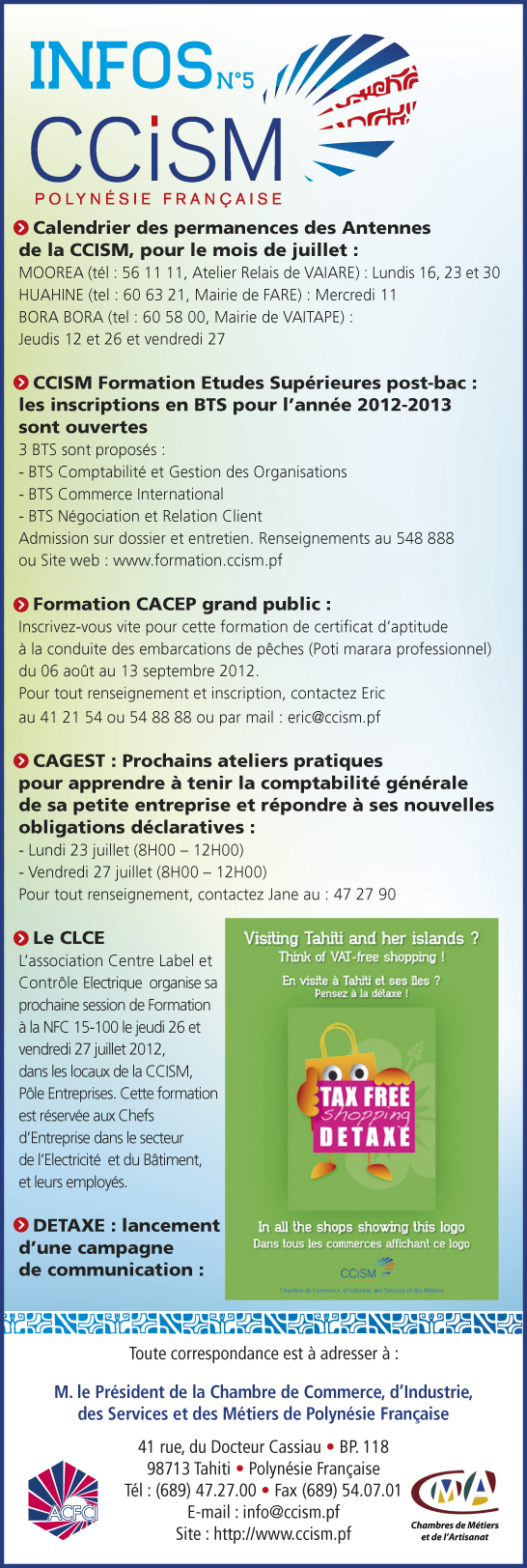 Infos CCISM N°5