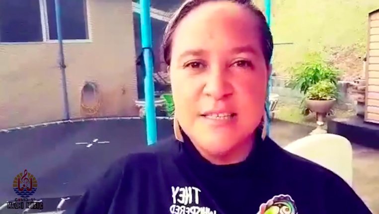 Quinze artistes polynésiens, dont la chanteuse Maruia, ont participé à ce projet.