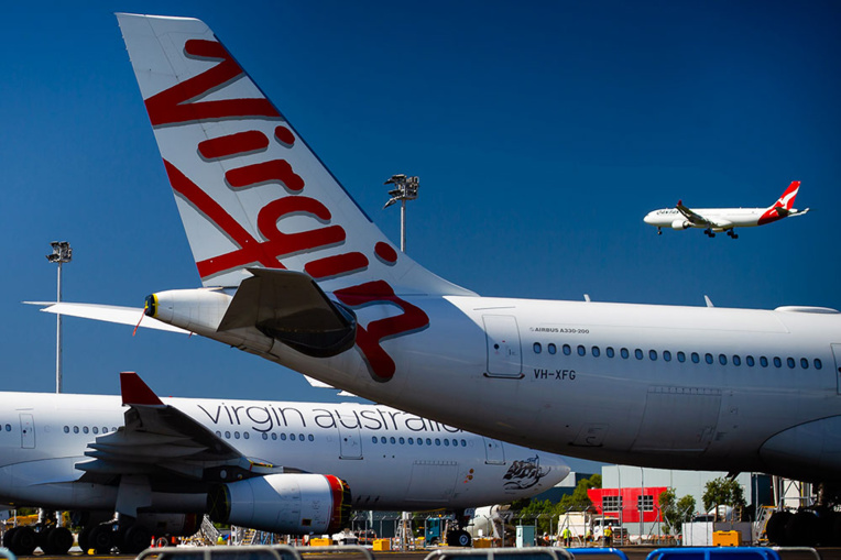 La compagnie aérienne Virgin Australia terrassée par le coronavirus
