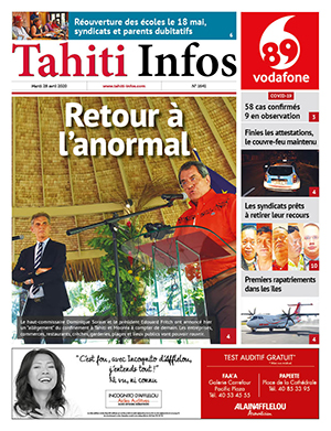 Cliquez sur la Une pour lire le journal