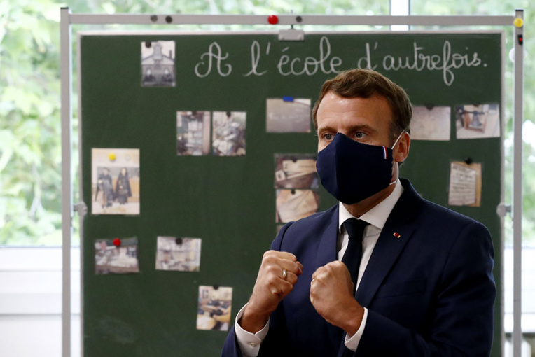 Déconfinement: Macron cherche à apaiser les inquiétudes sur l'école