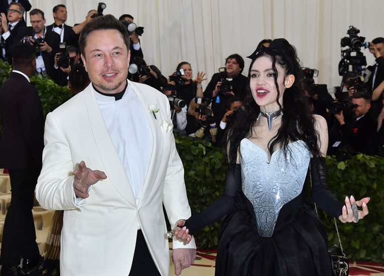 Elon Musk + Grimes = X Æ A-12