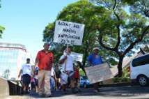 PAPEETE: 850 agents communaux dans la rue