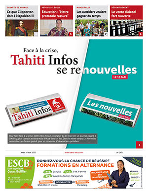 Cliquez sur la Une pour lire le journal Cliquez sur la Une pour lire le journal