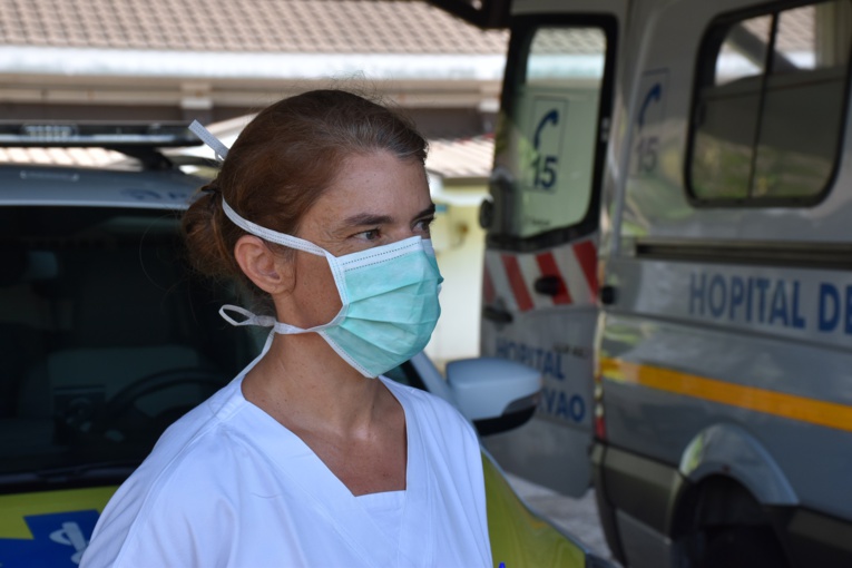 Docteur Hélène Pujol, médecin mobilisée au sein de la cellule covid-19 à l'hôpital de Taravao. Docteur Hélène Pujol, médecin mobilisée au sein de la cellule covid-19 à l'hôpital de Taravao.