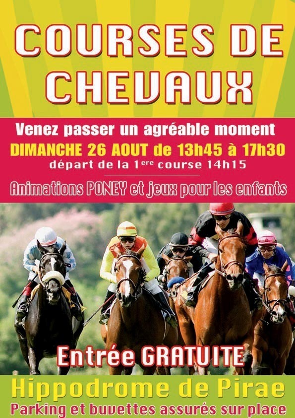 Dimanche, reprise du pari mutuel à l'hippodrome