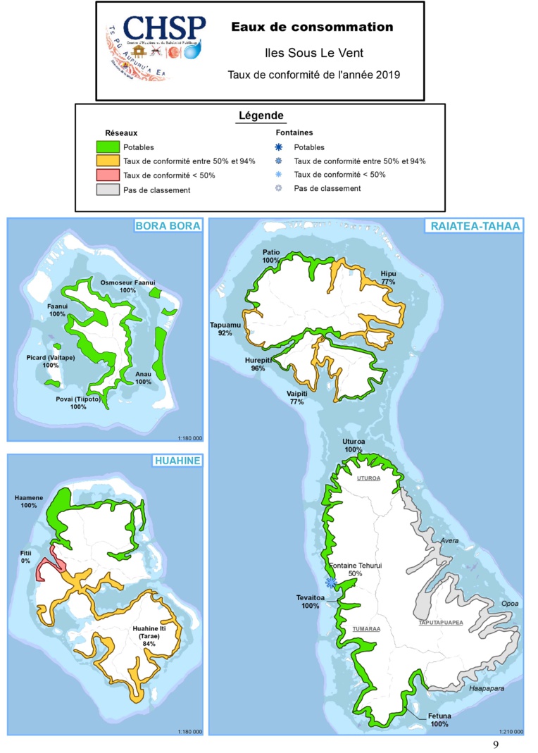 Eaux potable : La zone urbaine de Tahiti surnage Eaux potable : La zone urbaine de Tahiti surnage
