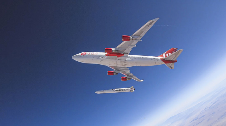 Echec du premier lancement d'une fusée par Virgin Orbit aux Etats-Unis Echec du premier lancement d'une fusée par Virgin Orbit aux Etats-Unis