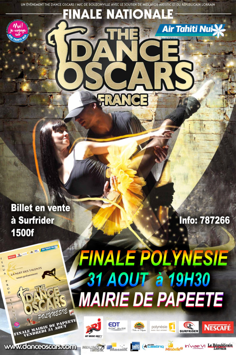 The Dance Oscars, le premier concours de danse National