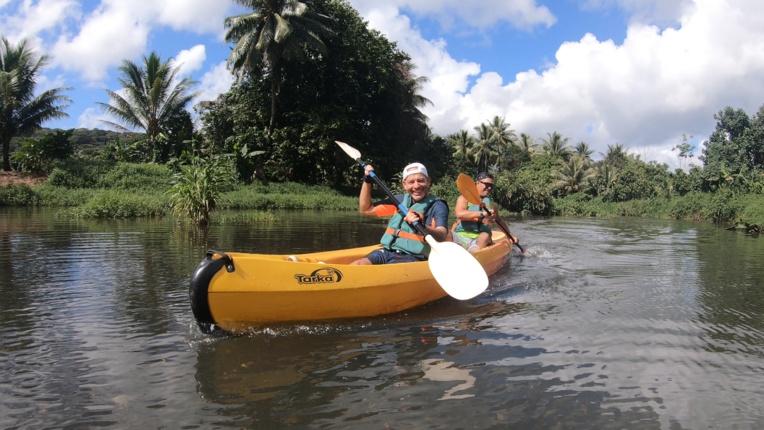 Sortie kayak sur la Faaroa