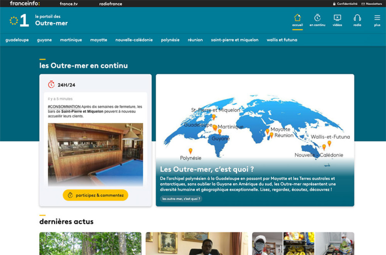 France Télévisions lance son portail ultramarin, une "fenêtre sur tous les Outre-mer" France Télévisions lance son portail ultramarin, une "fenêtre sur tous les Outre-mer"