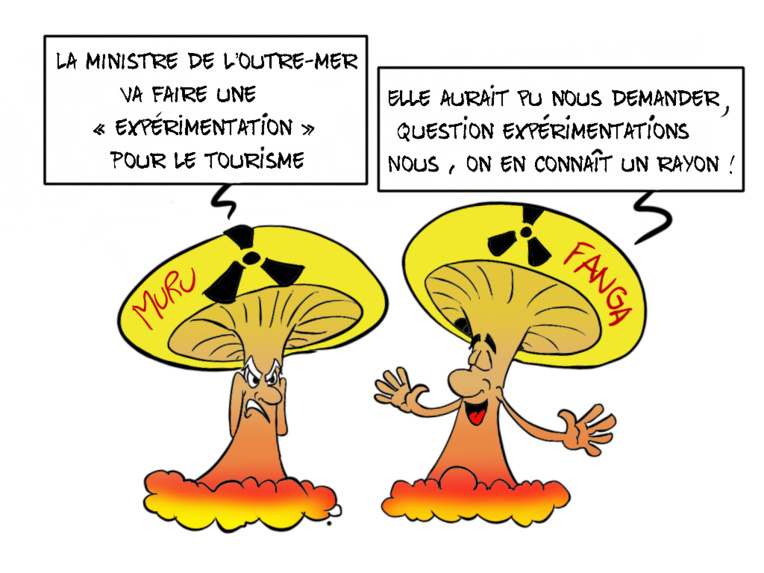 "Nouvelle expérimentation à Tahiti", par Munoz