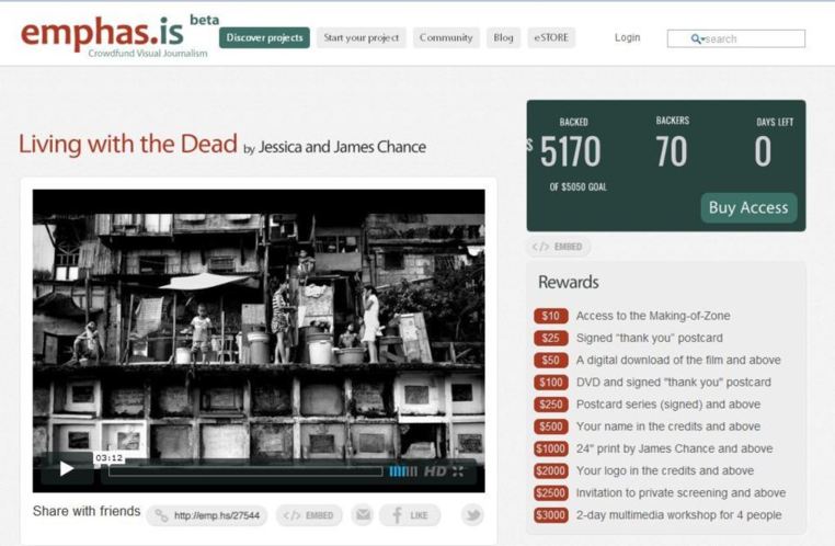 Le mécénat individuel via internet à la rescousse du photojournalisme Le mécénat individuel via internet à la rescousse du photojournalisme