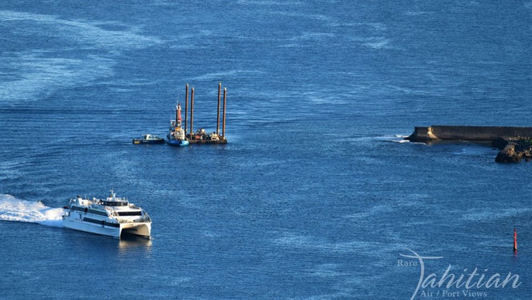 La passe de Papeete sondée en vue de son élargissement