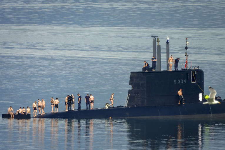En Norvège, les sous-mariniers se jettent à l'eau