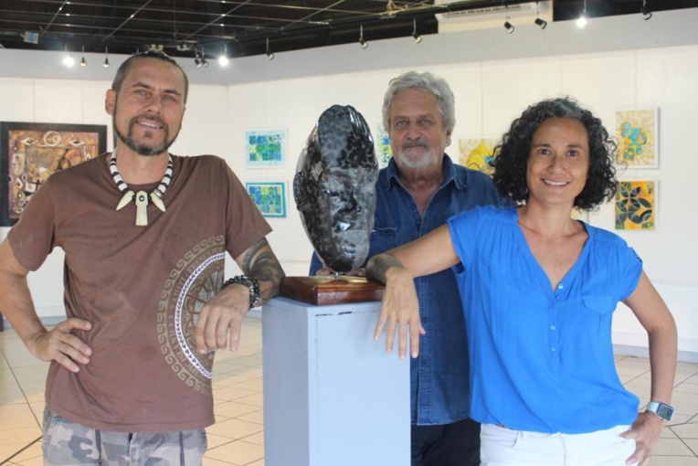 Teva Victor, Patrick Guichard et Miriama Bono. Teva Victor, Patrick Guichard et Miriama Bono.