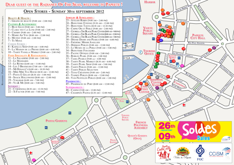La Ville de Papeete se mobilise accueillir le paquebot « Radiance of the seas » ce dimanche 30 septembre La Ville de Papeete se mobilise accueillir le paquebot « Radiance of the seas » ce dimanche 30 septembre