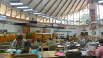 L'hémicyclique de l'assemblée territoriale.