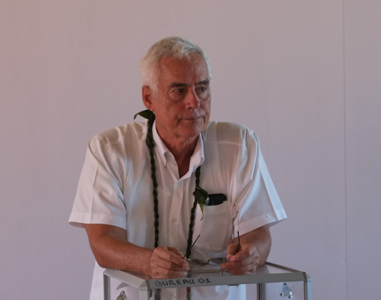 Anthony Jamet sauve son fauteuil à Taravao Anthony Jamet sauve son fauteuil à Taravao