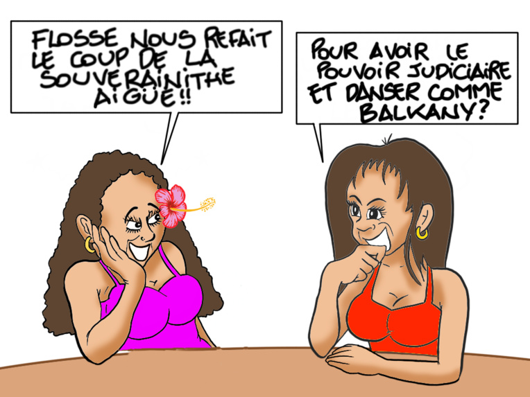 "Flosse prône l'indépendance", par Munoz