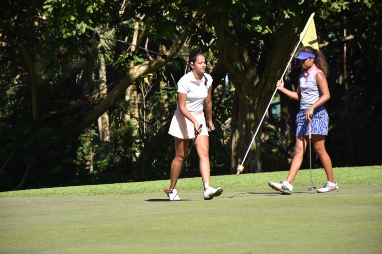 Maguy Dury (à gauche) était injouable tout au long de ces championnats de Polynésie. Maguy Dury (à gauche) était injouable tout au long de ces championnats de Polynésie.