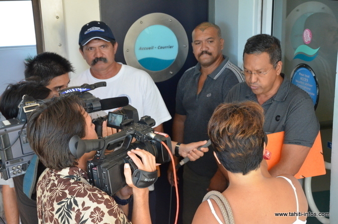 Olivier Teahamai, président du syndicat des gens de mer