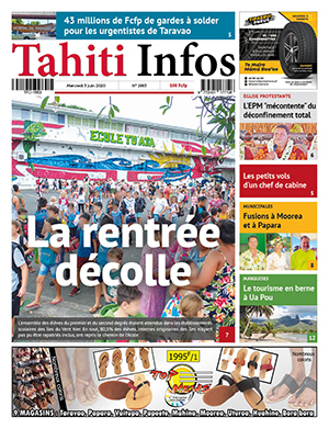 Cliquez sur la Une pour lire le journal