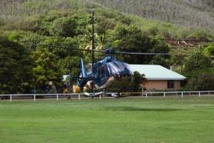 Un hélico surprise pour le 14-Juillet à Ua Pou Un hélico surprise pour le 14-Juillet à Ua Pou