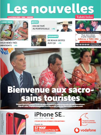 Cliquez sur la Une pour lire le journal Cliquez sur la Une pour lire le journal